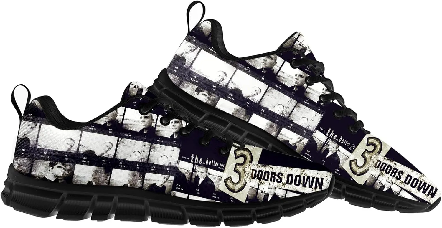 3 Band Doors Rock Down Shoes Woman Mans Lace Up Sneakers Casual Sport Sports Shoe Running Footwear Sneaker