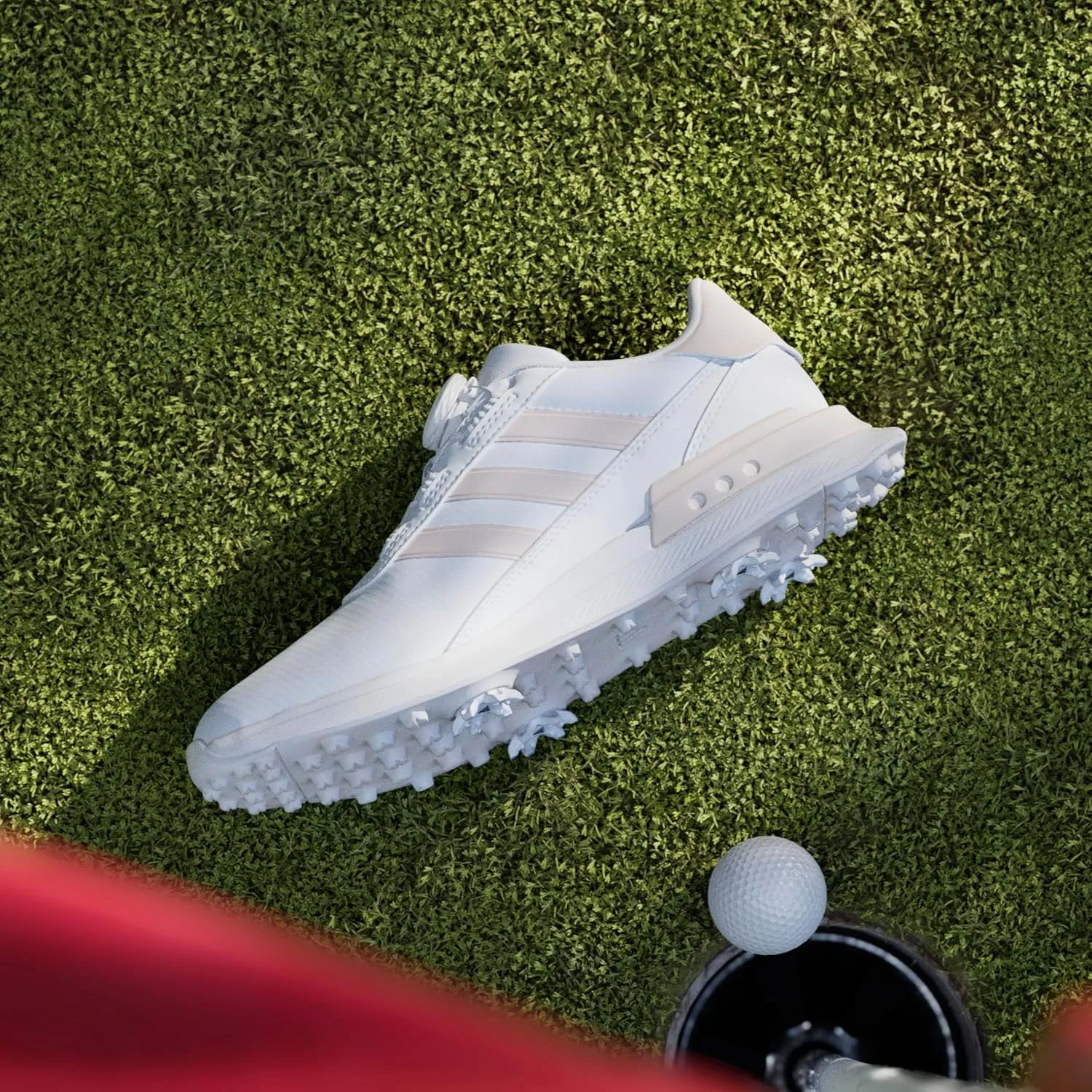 adidas Womens S2g Boa 24 Golf Sneakers Shoes - White