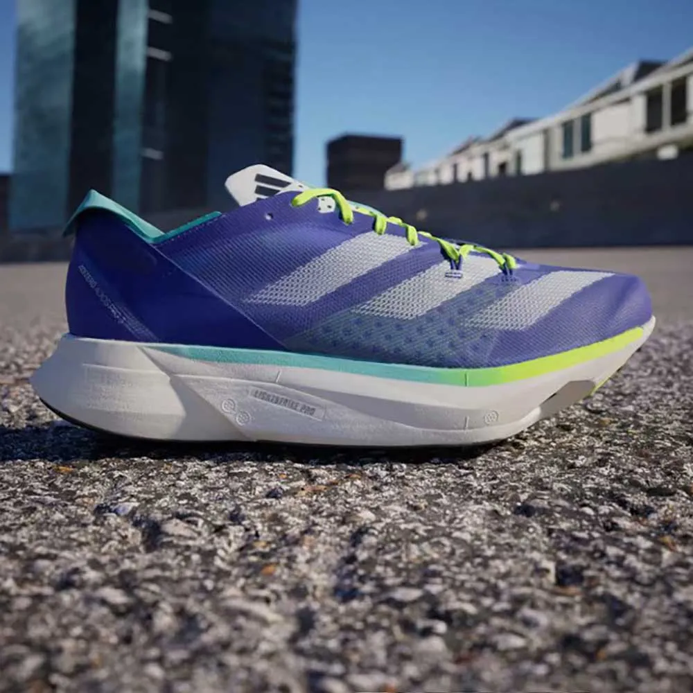 Adizero Adios Pro Running Shoe - Cobalt Blue/Zero Metalic/Lucid Lemon - Regular (D)