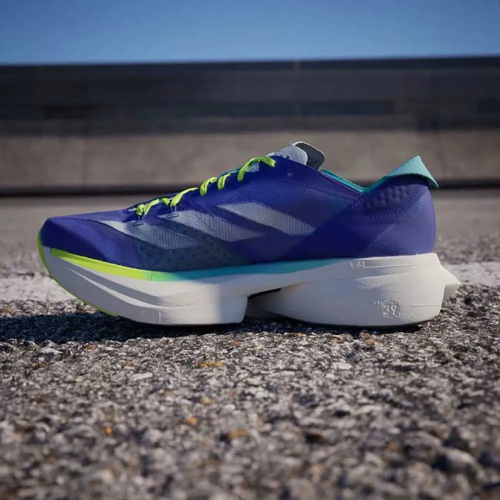 Adizero Adios Pro Running Shoe - Cobalt Blue/Zero Metalic/Lucid Lemon - Regular (D)