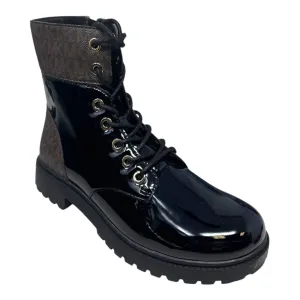 Alistair Lace-Up Lug Sole Combat Booties Designer By Michael Kors  Size: 6.5