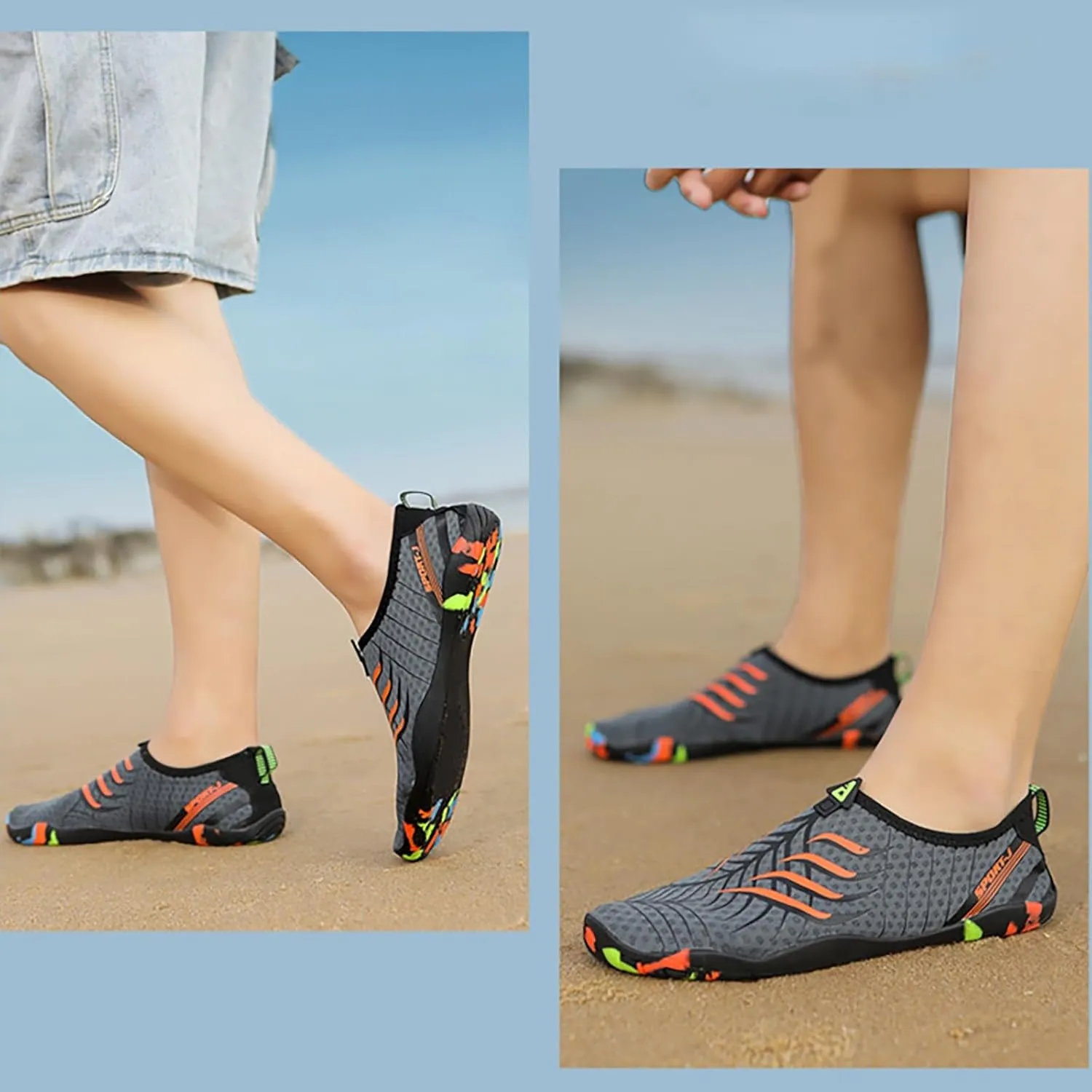 Aqua Shoes for Women Men Quick Dry Barefoot Beach Swim Pool Surf Yoga Hiking Kayaking Lightweight Non Slip Water Sports Breathable