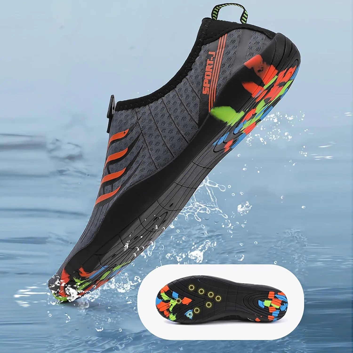Aqua Shoes for Women Men Quick Dry Barefoot Beach Swim Pool Surf Yoga Hiking Kayaking Lightweight Non Slip Water Sports Breathable