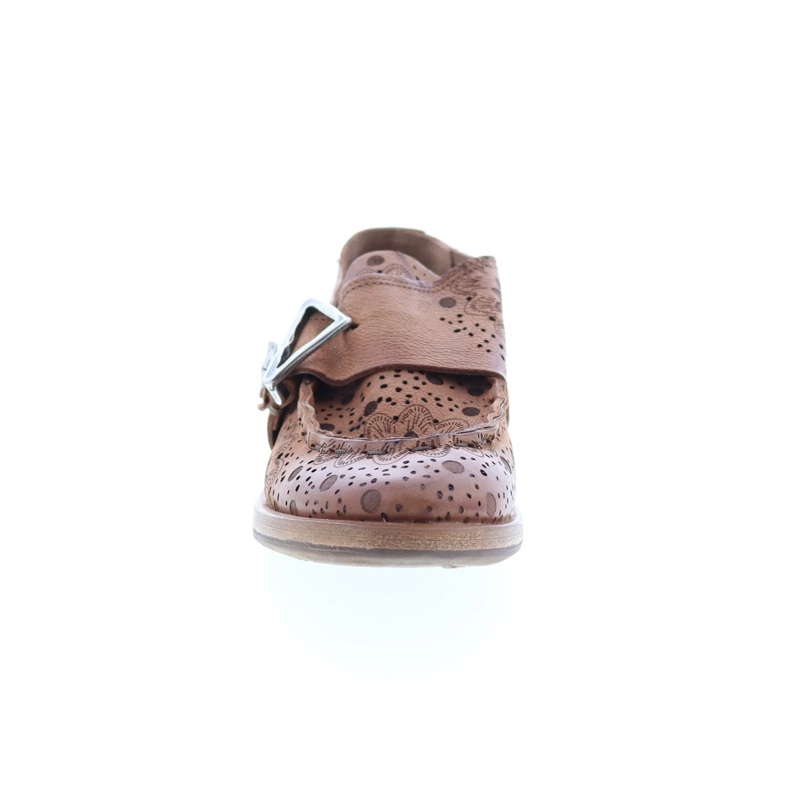 A.S. 98 Zeno Floral 630142-101 Womens Brown Oxfords & Lace Ups Casual Shoes