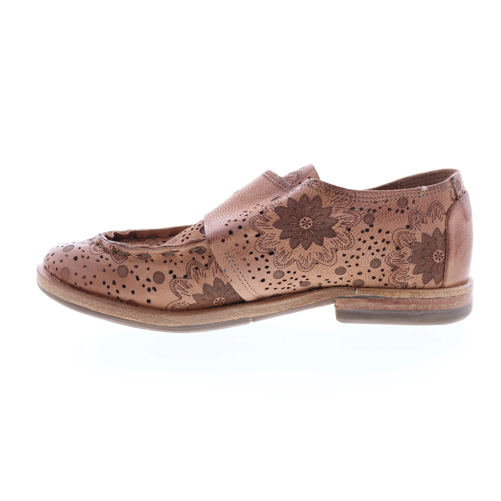 A.S. 98 Zeno Floral 630142-101 Womens Brown Oxfords & Lace Ups Casual Shoes