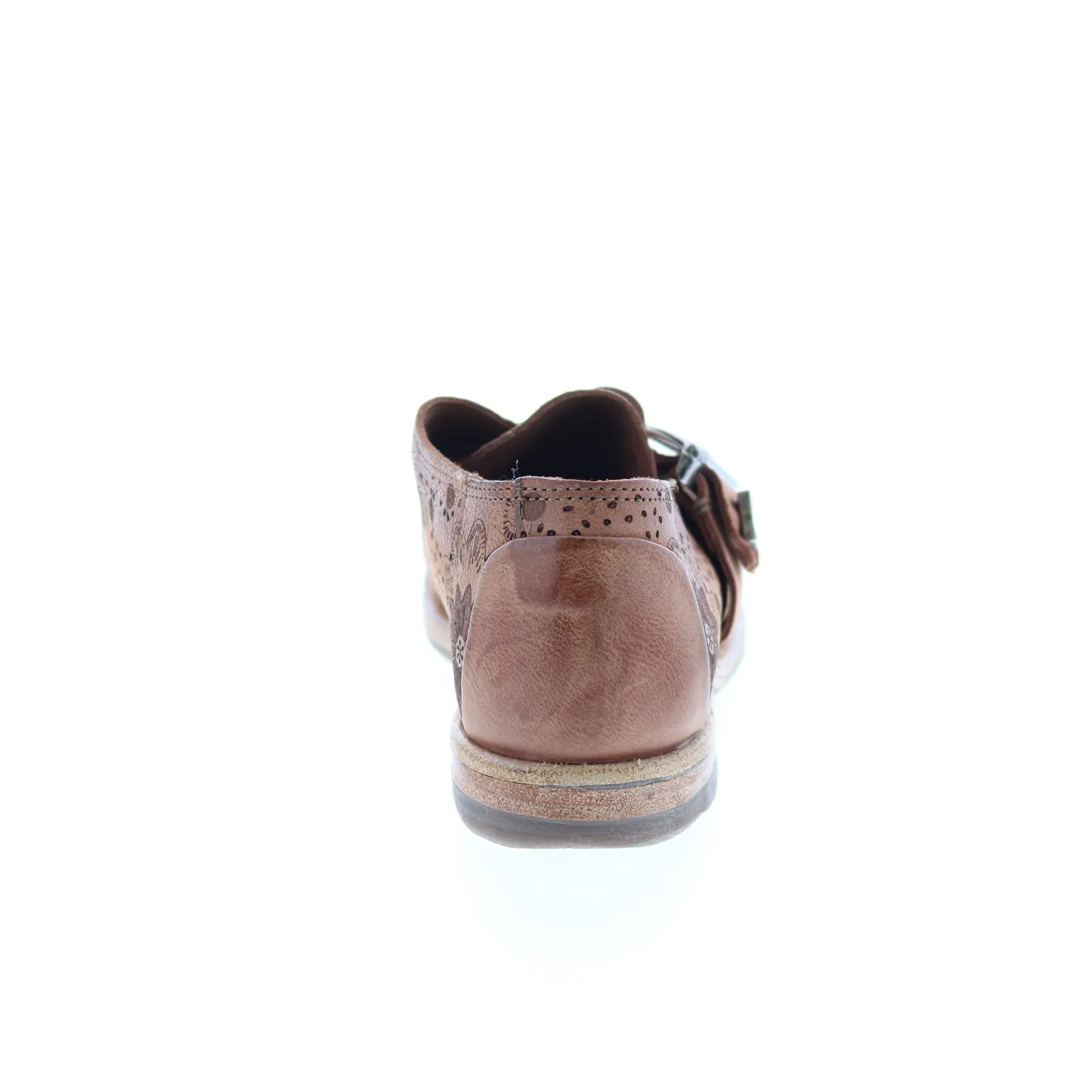 A.S. 98 Zeno Floral 630142-101 Womens Brown Oxfords & Lace Ups Casual Shoes