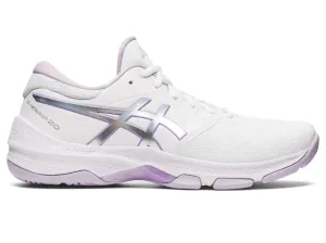 Asics Womens Gel Netburner 20 (D) - Bio White/Pure Silver