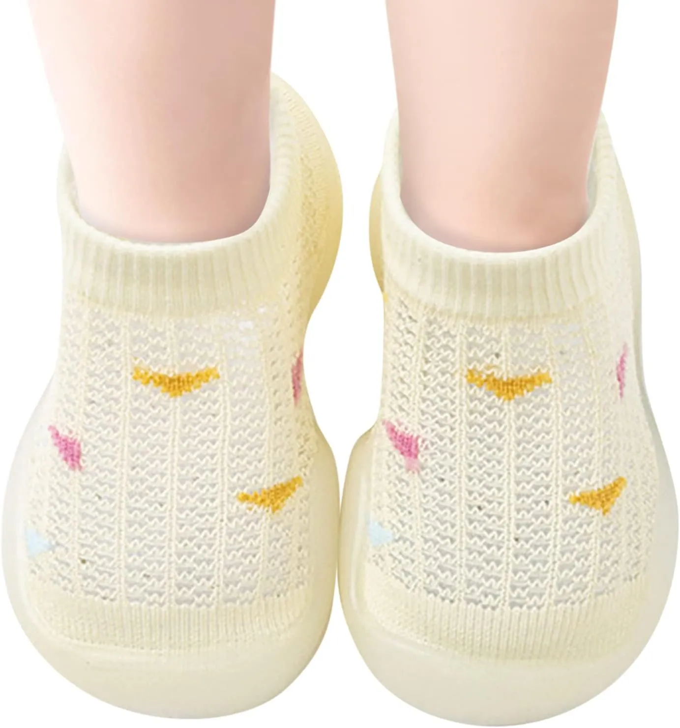 Baby Boy Shoes Infant Boys Girls Socks Shoes Toddler Breathable Mesh The Floor Socks Non Slip Prewalker Shoes Gift B
