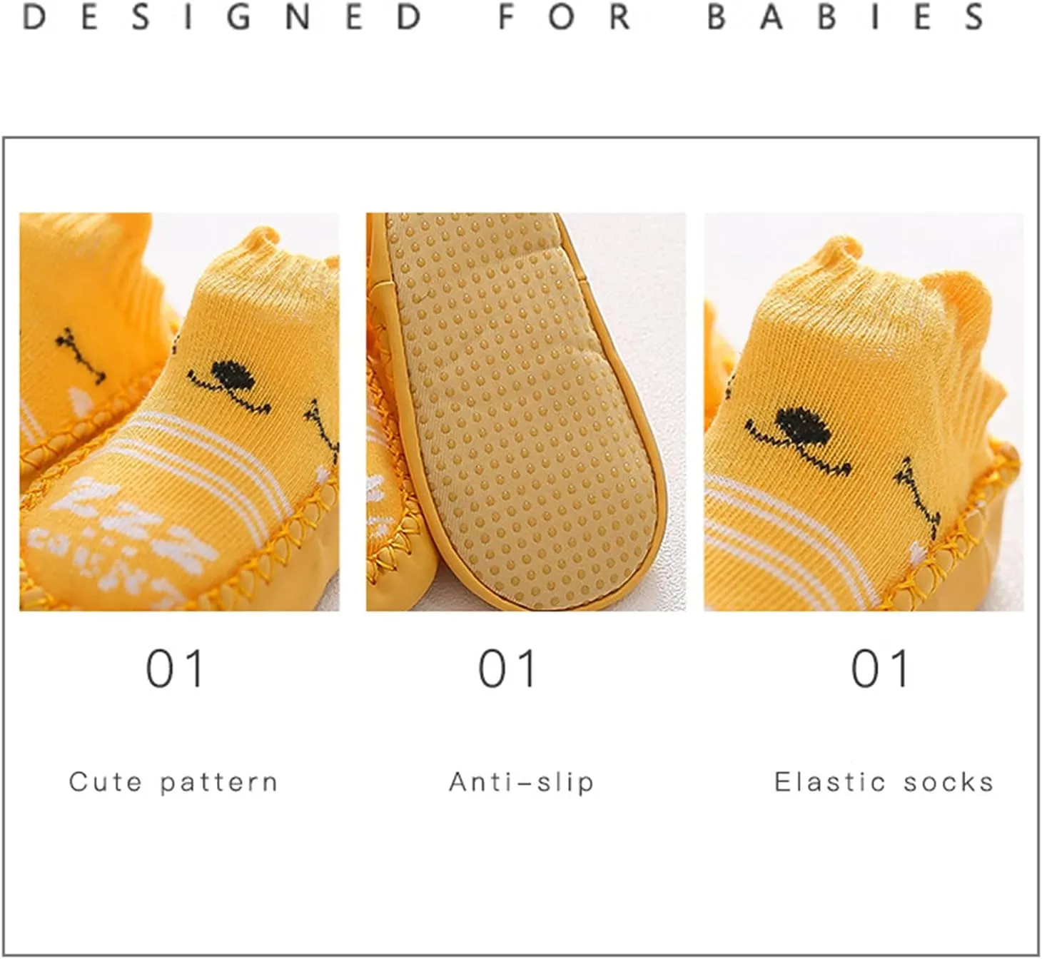 Baby Boy Shoes,Baby Boy Shoes Sock Shoes Non-Slip Prewalker Shoes Breathable Home Sock Shoes 0-24 Months