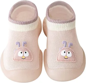 Baby Girl Shoes,Baby Boy Shoes Sock Shoes Non-Slip Prewalker Shoes Soft Indoor Sock Shoes 0-3 Years
