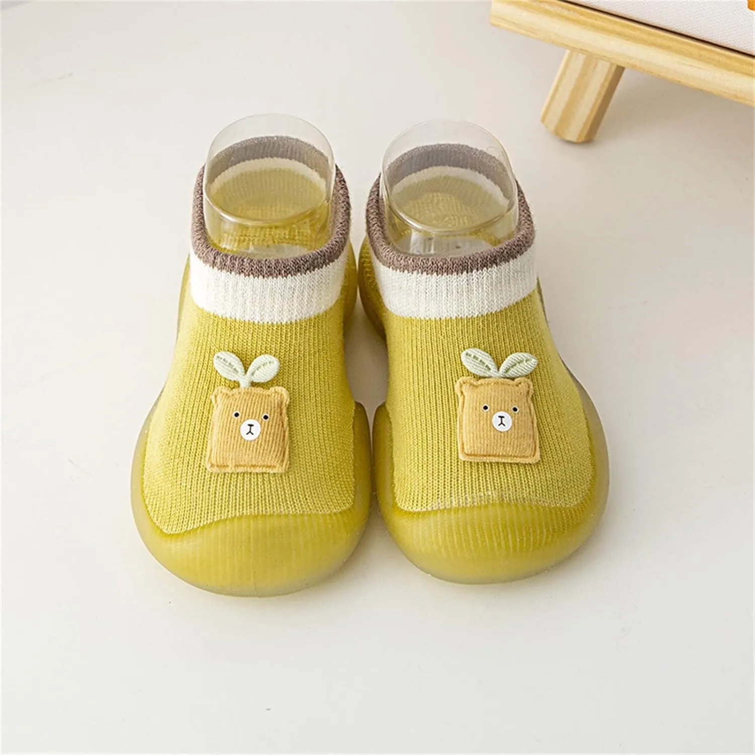 Baby Girl Shoes,Baby Boy Shoes Sock Shoes Non-Slip Prewalker Shoes Soft Indoor Sock Shoes 0-3 Years