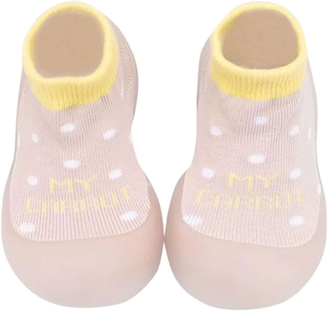 Baby Girl Shoes,Infant Casual Socks Shoes Cute Fruit First Walkers Elastic Indoor Baby Shoes Toddler Boy Boots