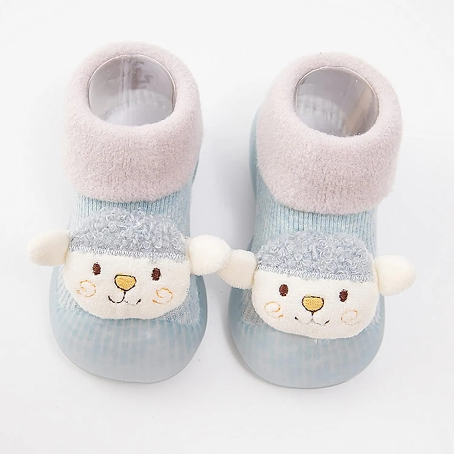 Baby Girl Shoes,Infant Toddle Footwear Winter Shoes Bottom Indoor Non Slip Warm Floor Cartoon Socks Shoes Work Shoes
