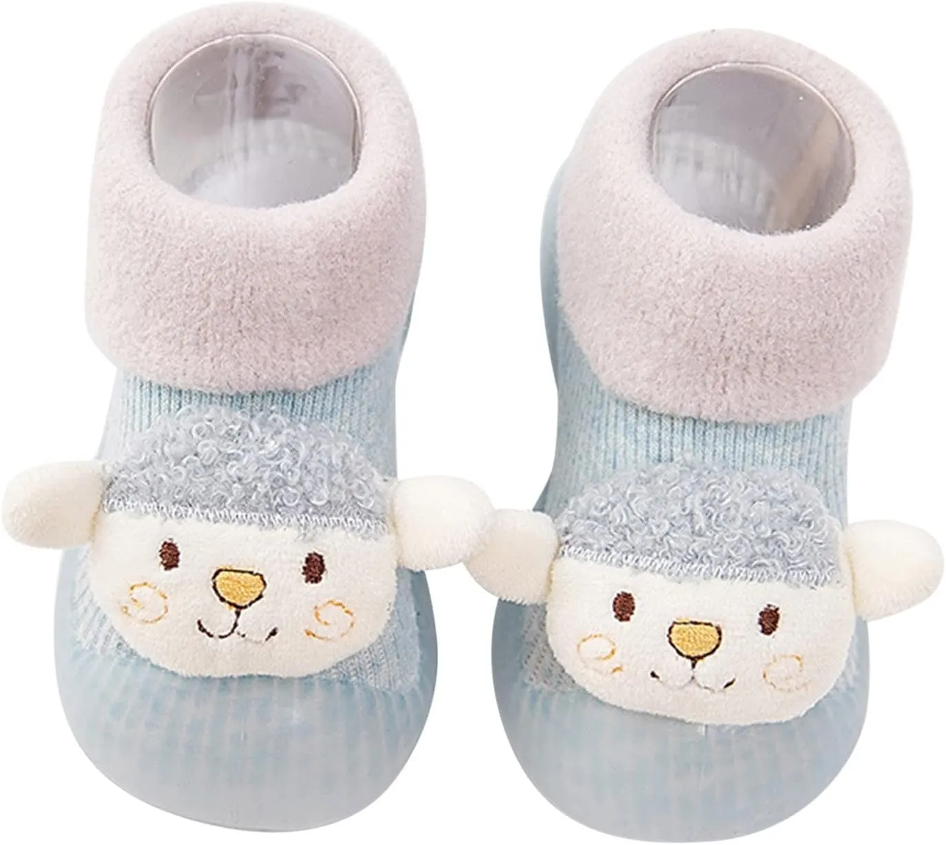 Baby Girl Shoes,Infant Toddle Footwear Winter Shoes Bottom Indoor Non Slip Warm Floor Cartoon Socks Shoes Work Shoes