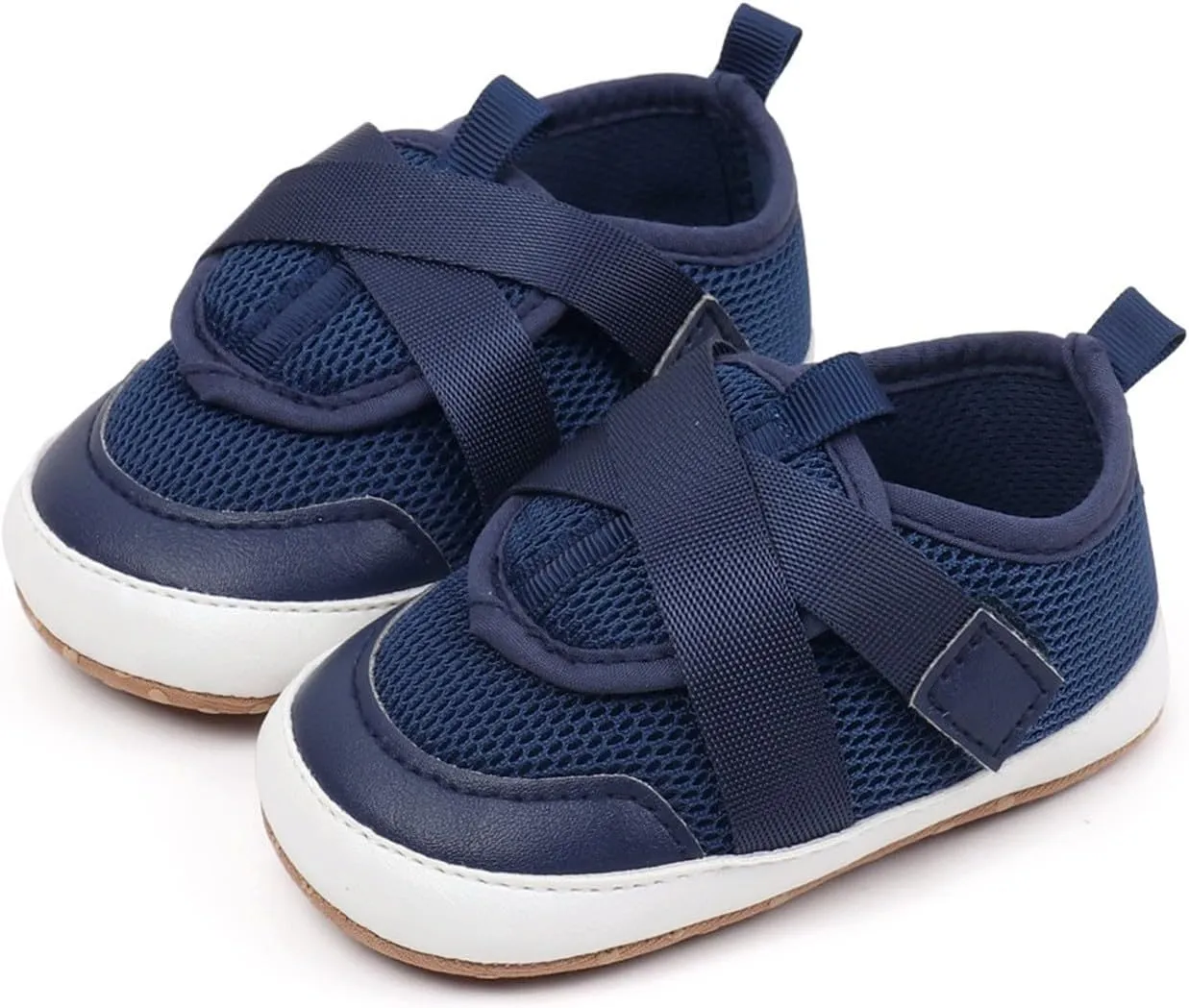 Baby Sneakers Girls Boys Lightweight Breathable Mesh First Walking Shoes Flat Bottom Walking Shoes for Baby Girls Size 4