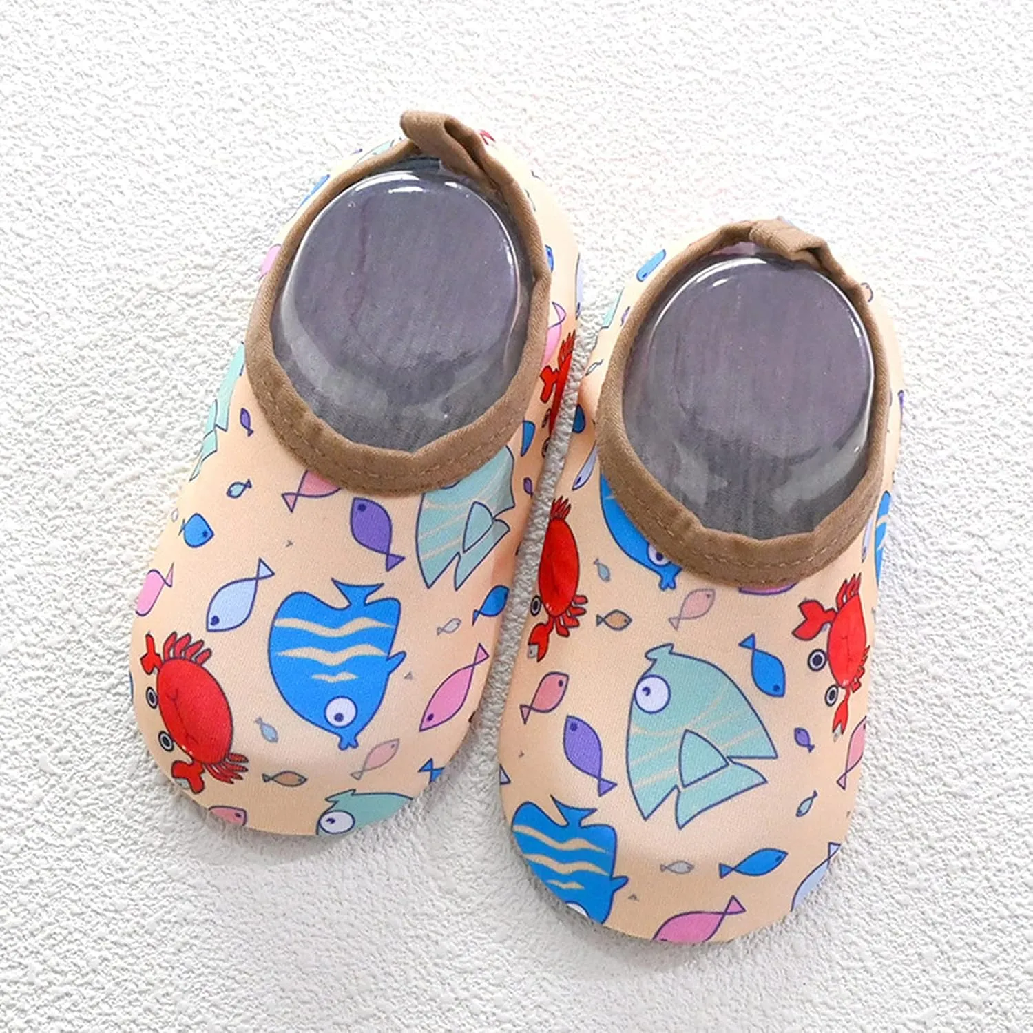 Baby Toddler Sock Shoes,0-4 Years Baby Kids Boys Girls Cartoon Swim Water Shoes Non-Slip First Walking Socks Shoes