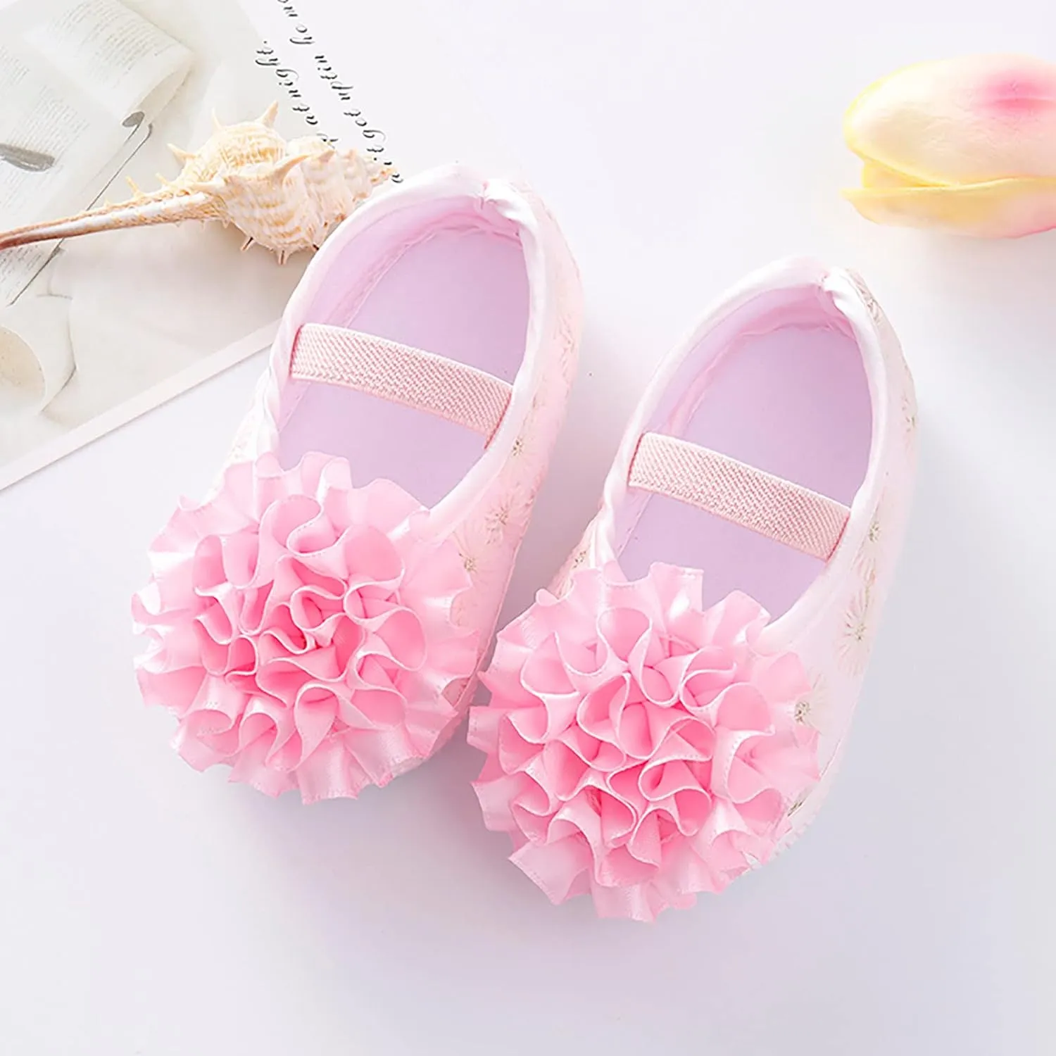 Baby Walking Shoes, 0-15 Months Infant Baby Girls Boys First Walking Shoes Cartoon Non Slip Sneakers Slipper
