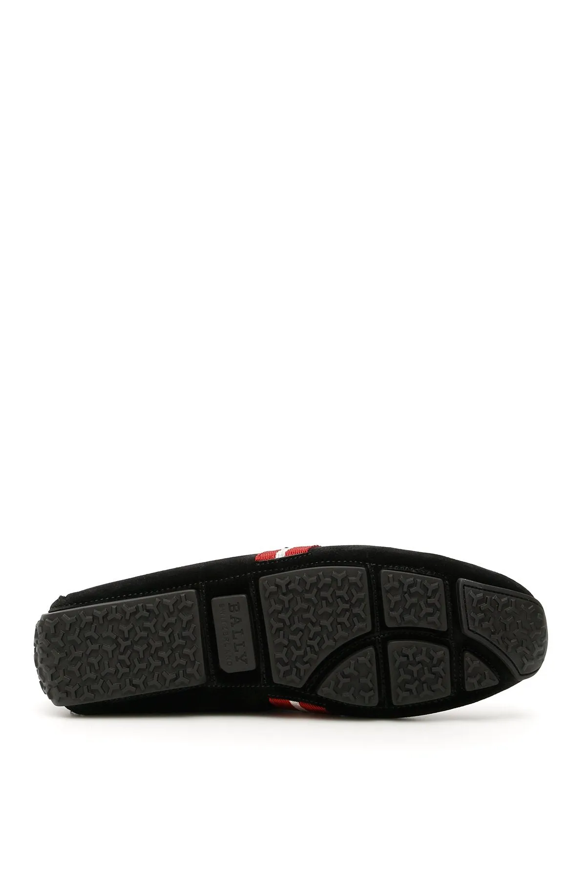 Bally Casual Striped Strap Detail Loafers