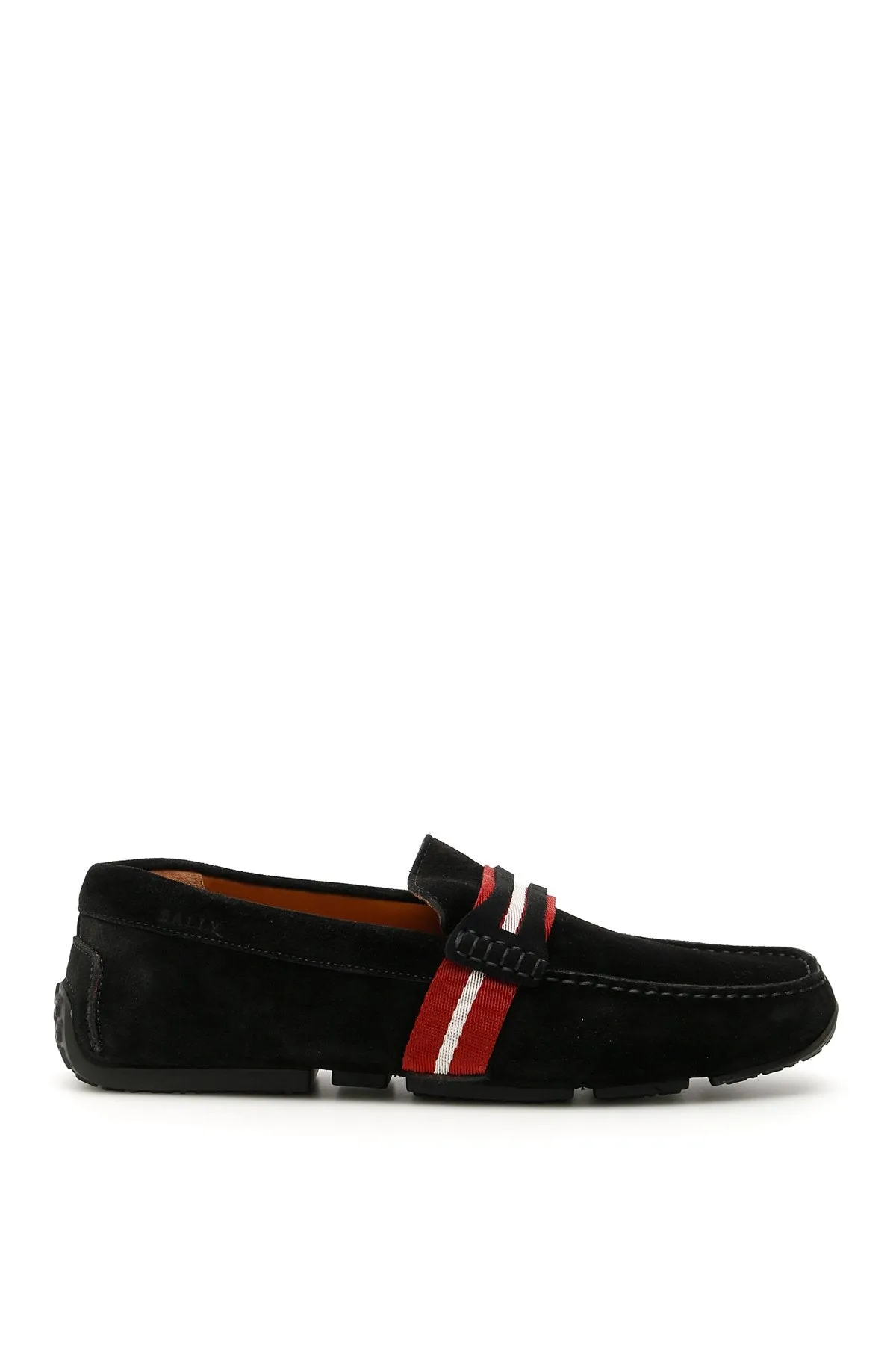 Bally Casual Striped Strap Detail Loafers