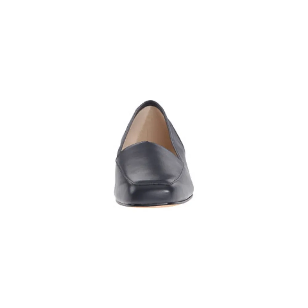 Bandolino Women's Liberty Navy Leather Loafer Flat