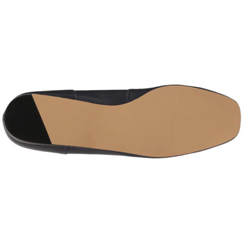 Bandolino Women's Liberty Navy Leather Loafer Flat