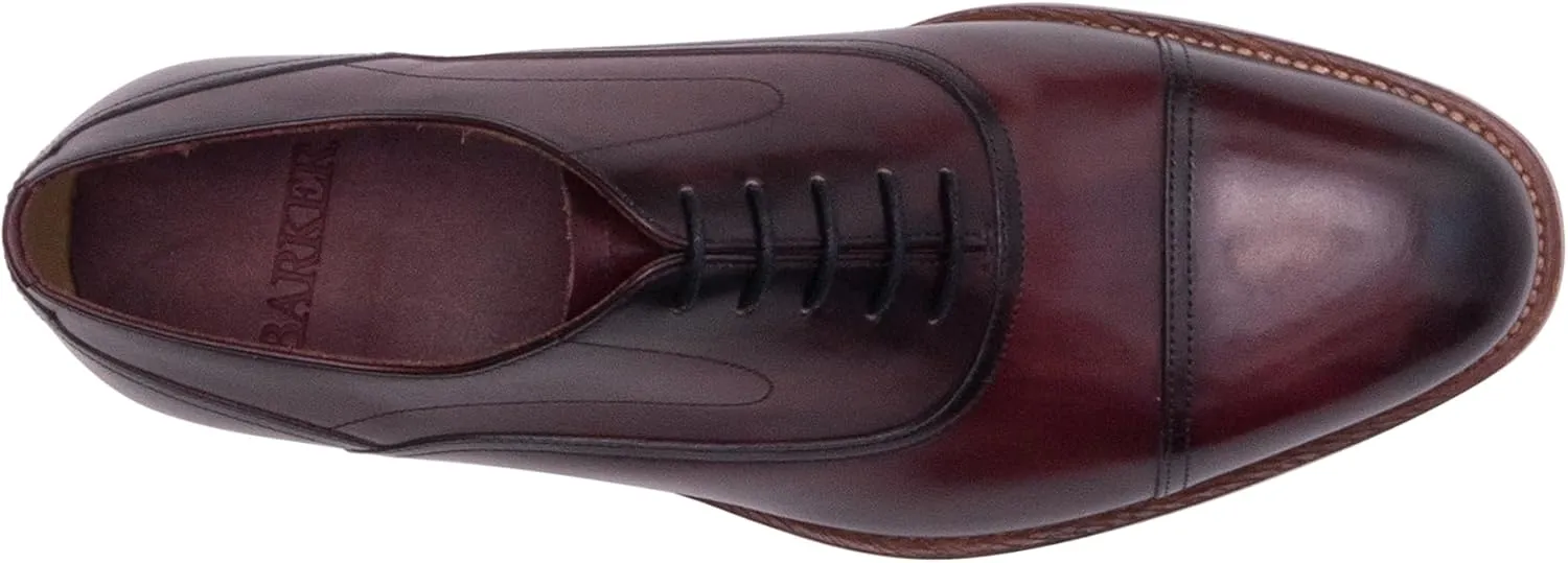 BARKER Cherwell Men's Handmade Leather Oxford Dress Shoes Timeless Elegance & Superior Craftsmanship - Formal & Business Wear