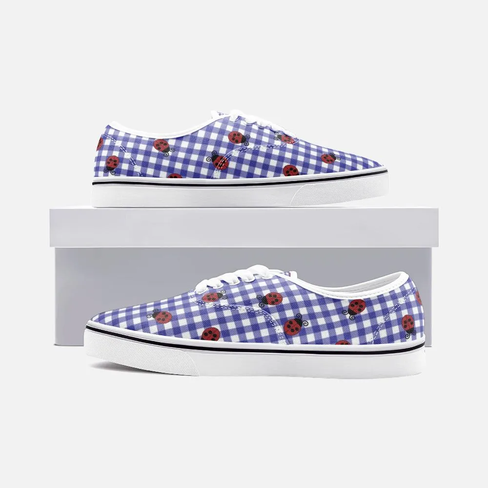 BirdGirls Ladybug Unisex Canvas Shoes Fashion Low Cut Loafer Sneakers