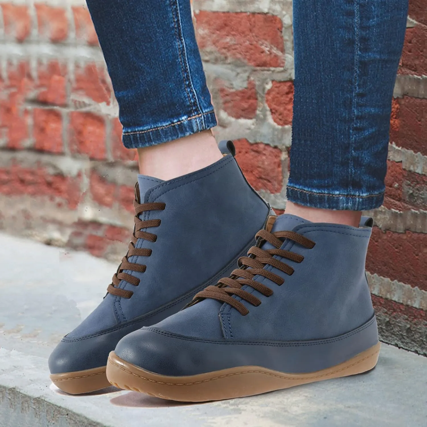 Black Booties for Women Ankle Women's Booties Low Heel Women Cowboy Boots Wide Width Platform Bootie for Women Fashion Closed Head Slip on Pointed Toe Leather Casual