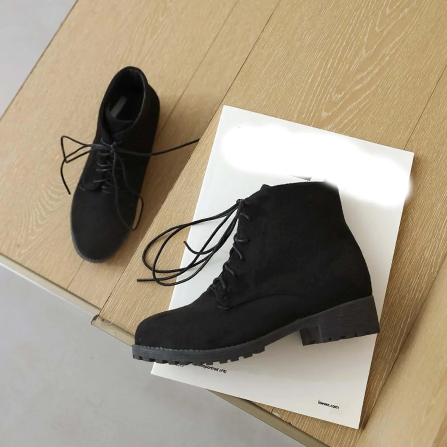 Booties for Women Ankle Women's Booties Low Heel Mens Low Cut Boots Hiking Boot Laces Men Comfy Soft Cover Heel Square Toe Slip On Side Zipper