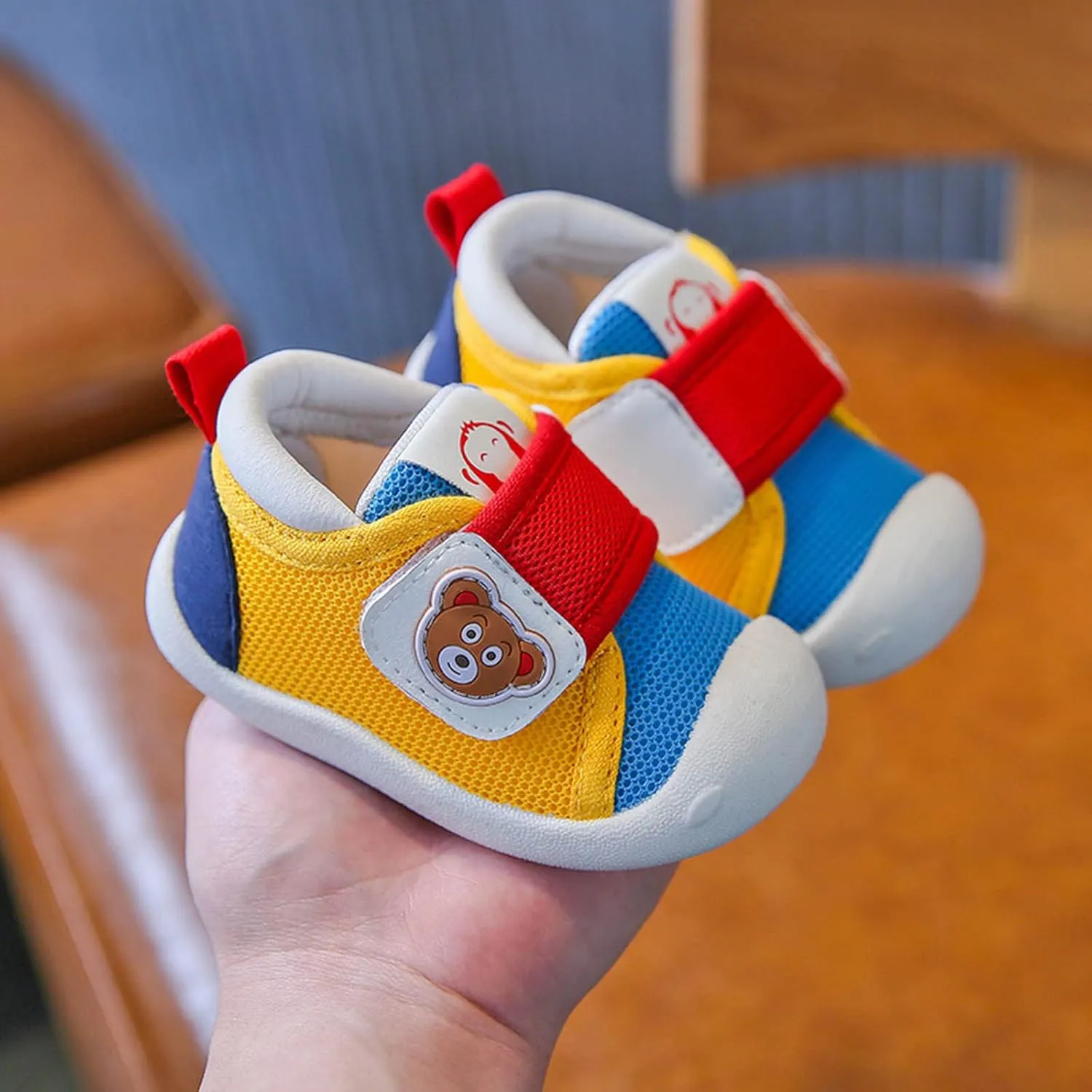 Boy Girl Walking Shoes Infant Non Slip First Walking Shoes Breathable Mesh Shoes Toddler Shoes