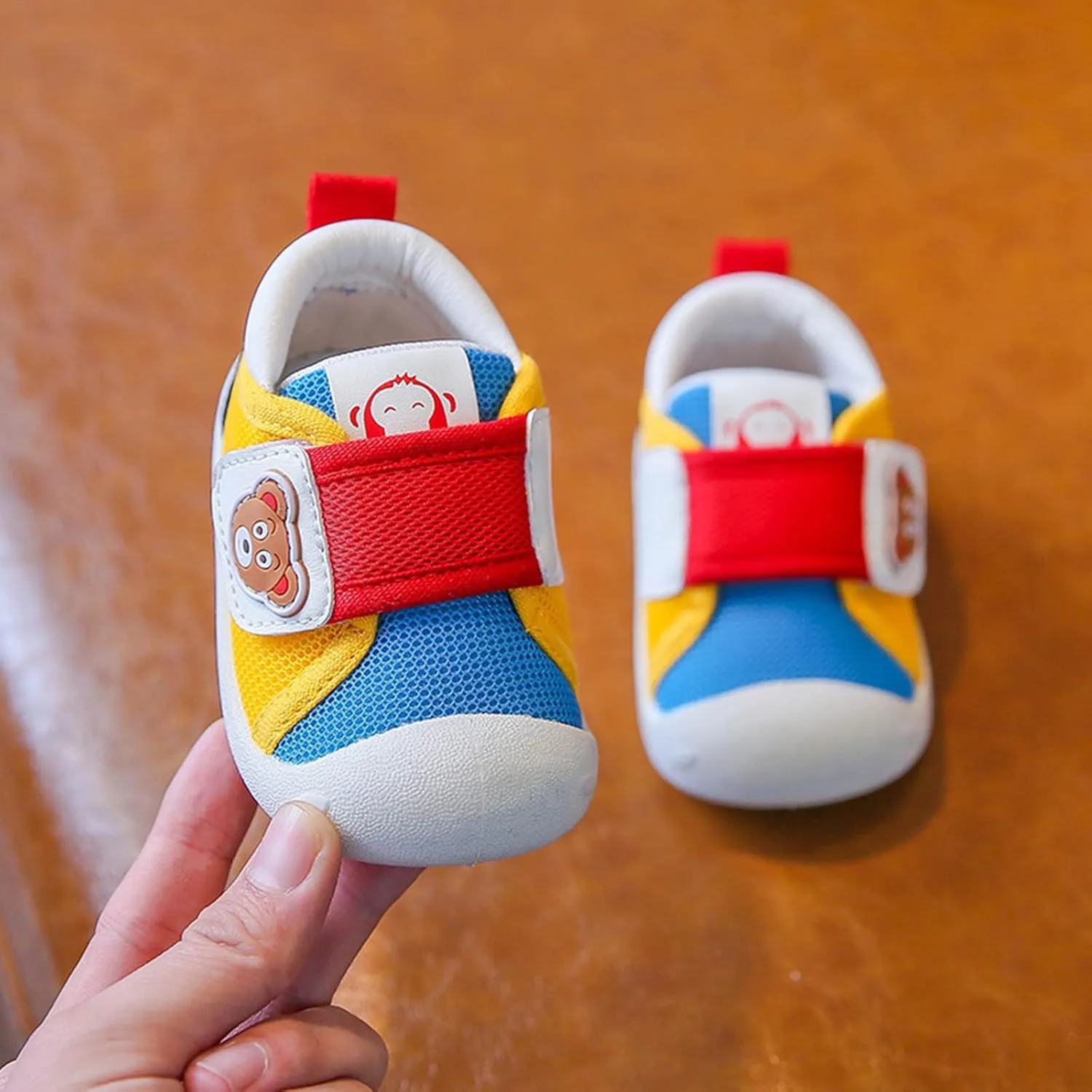 Boy Girl Walking Shoes Infant Non Slip First Walking Shoes Breathable Mesh Shoes Toddler Shoes