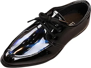 Boys Formal Dress Shoes Lace-up Wedding Footwear School ??niform Shoes Comfort Loafer Flat?? ??xford Dress Shoes