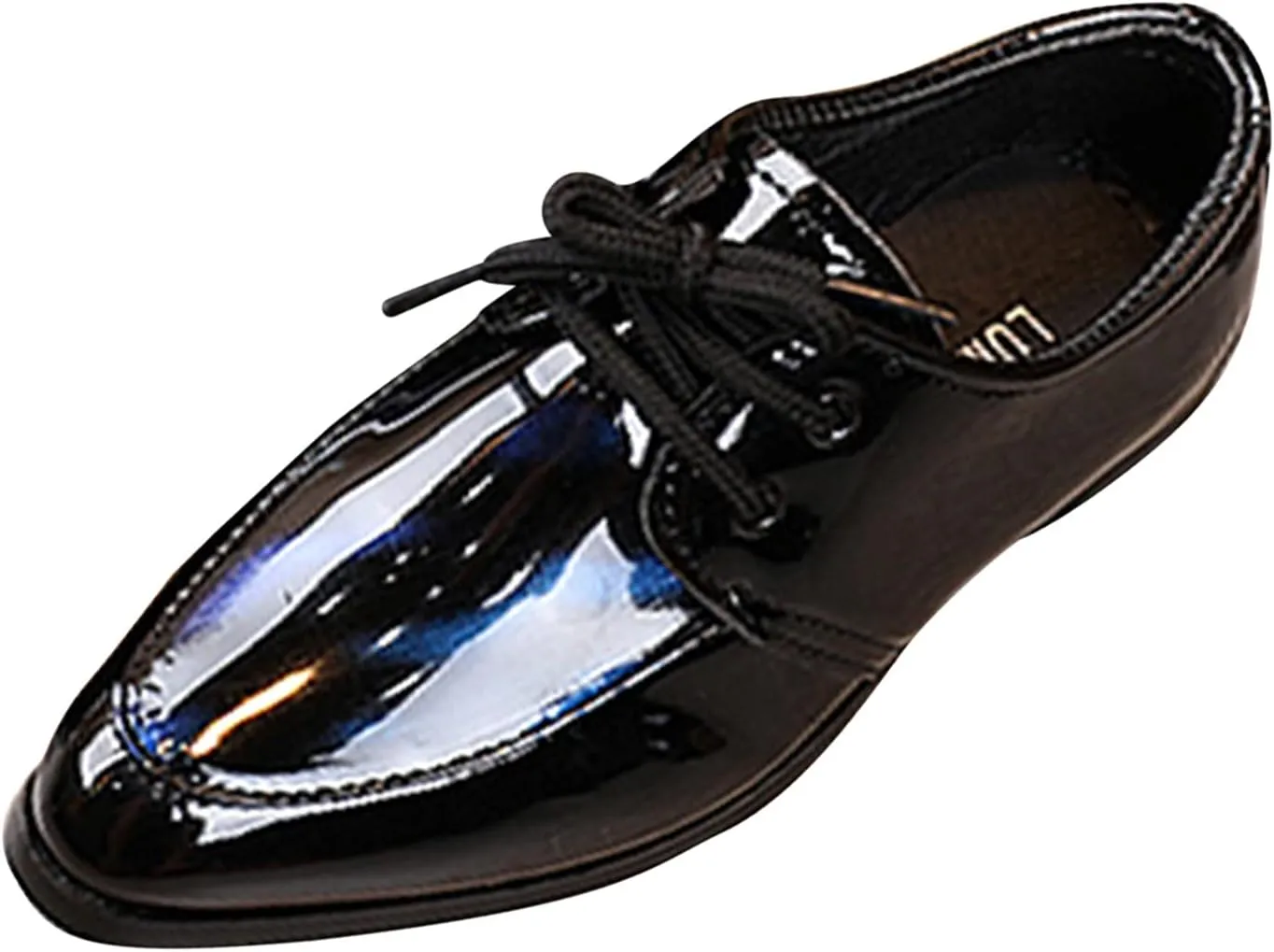 Boys Formal Dress Shoes Lace-up Wedding Footwear School ??niform Shoes Comfort Loafer Flat?? ??xford Dress Shoes