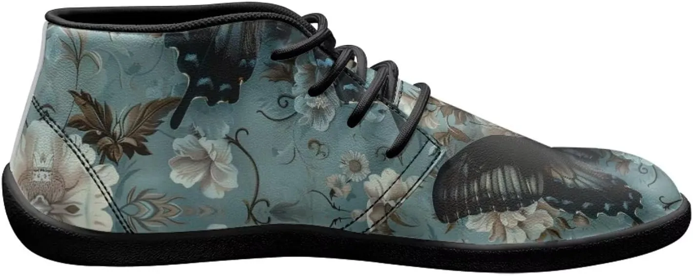 Butterfly Print Walking Shoes Lightweight Walking Tennis Hiking Work Ankle Sneaker for Men Women