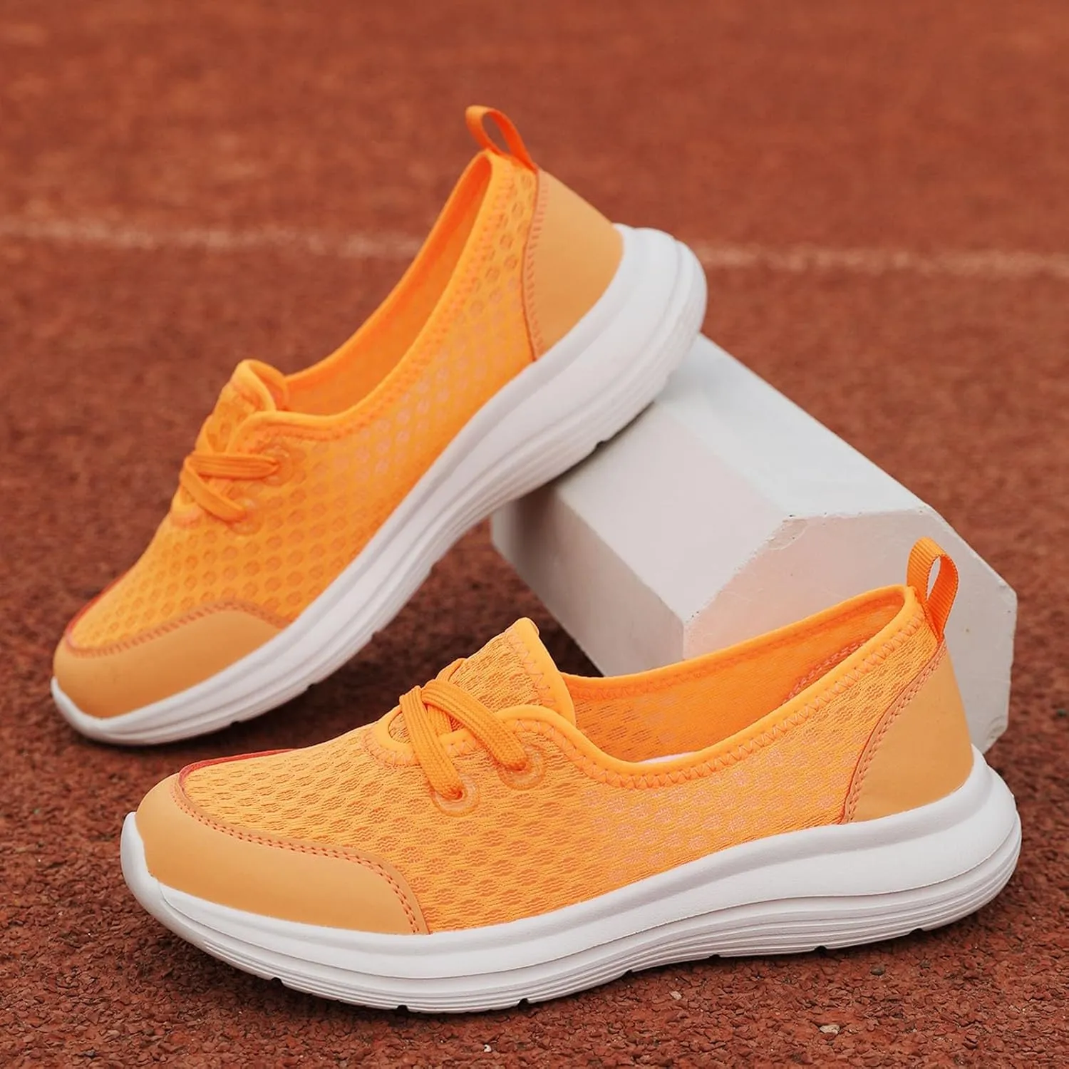 Cathalem Mesh Shoes for Women Comfortable Walking Shoes Women Arch Support Orthopedic Shoes Women Orthopedic Walking Shoes