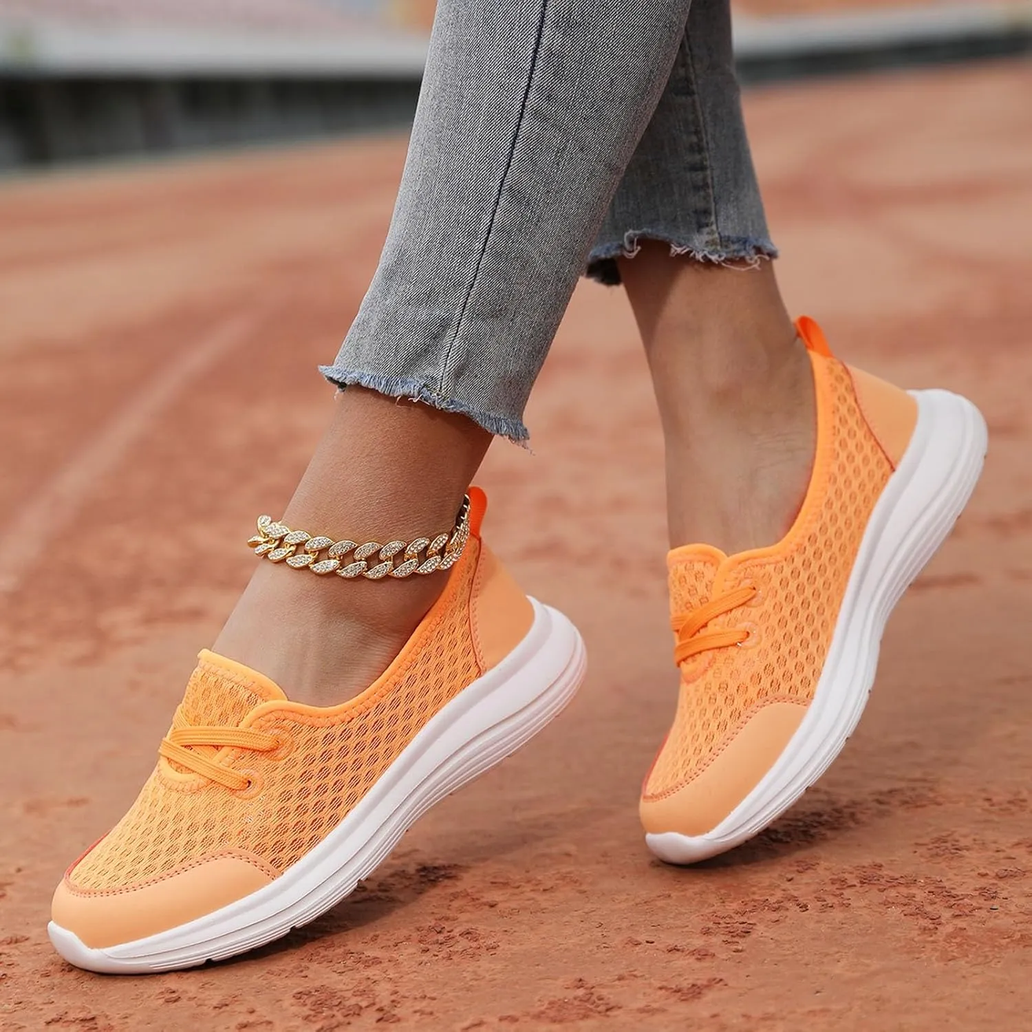 Cathalem Mesh Shoes for Women Comfortable Walking Shoes Women Arch Support Orthopedic Shoes Women Orthopedic Walking Shoes