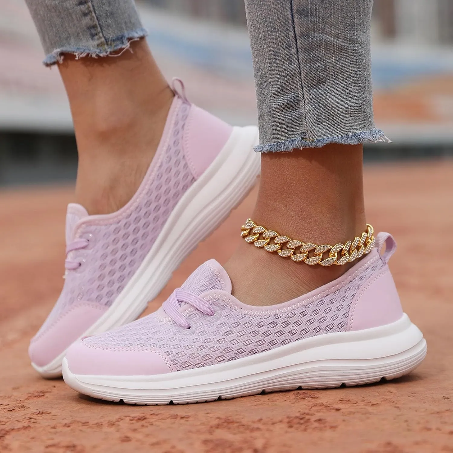 Cathalem Mesh Shoes for Women Comfortable Walking Shoes Women Arch Support Orthopedic Shoes Women Orthopedic Walking Shoes