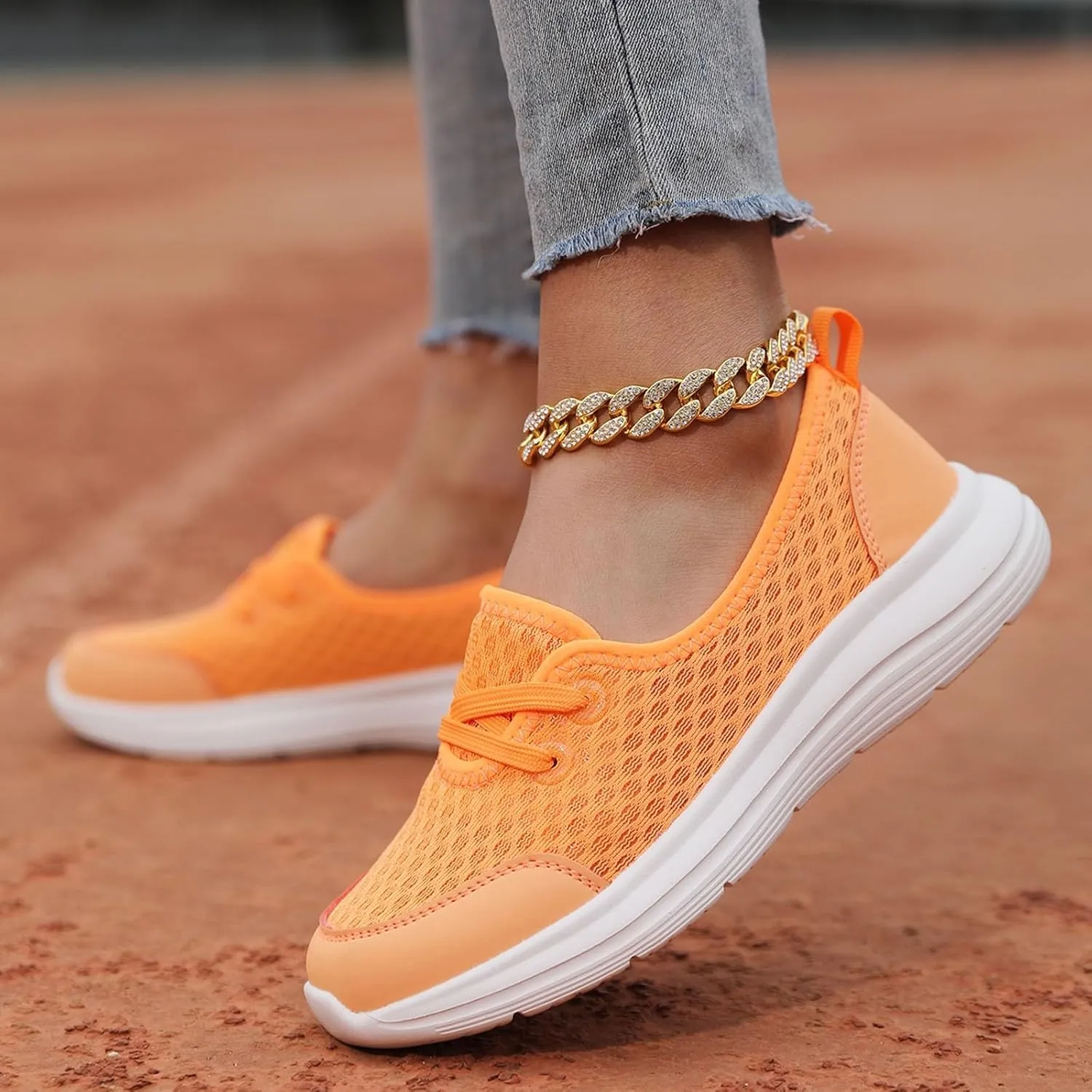 Cathalem Mesh Shoes for Women Comfortable Walking Shoes Women Arch Support Orthopedic Shoes Women Orthopedic Walking Shoes