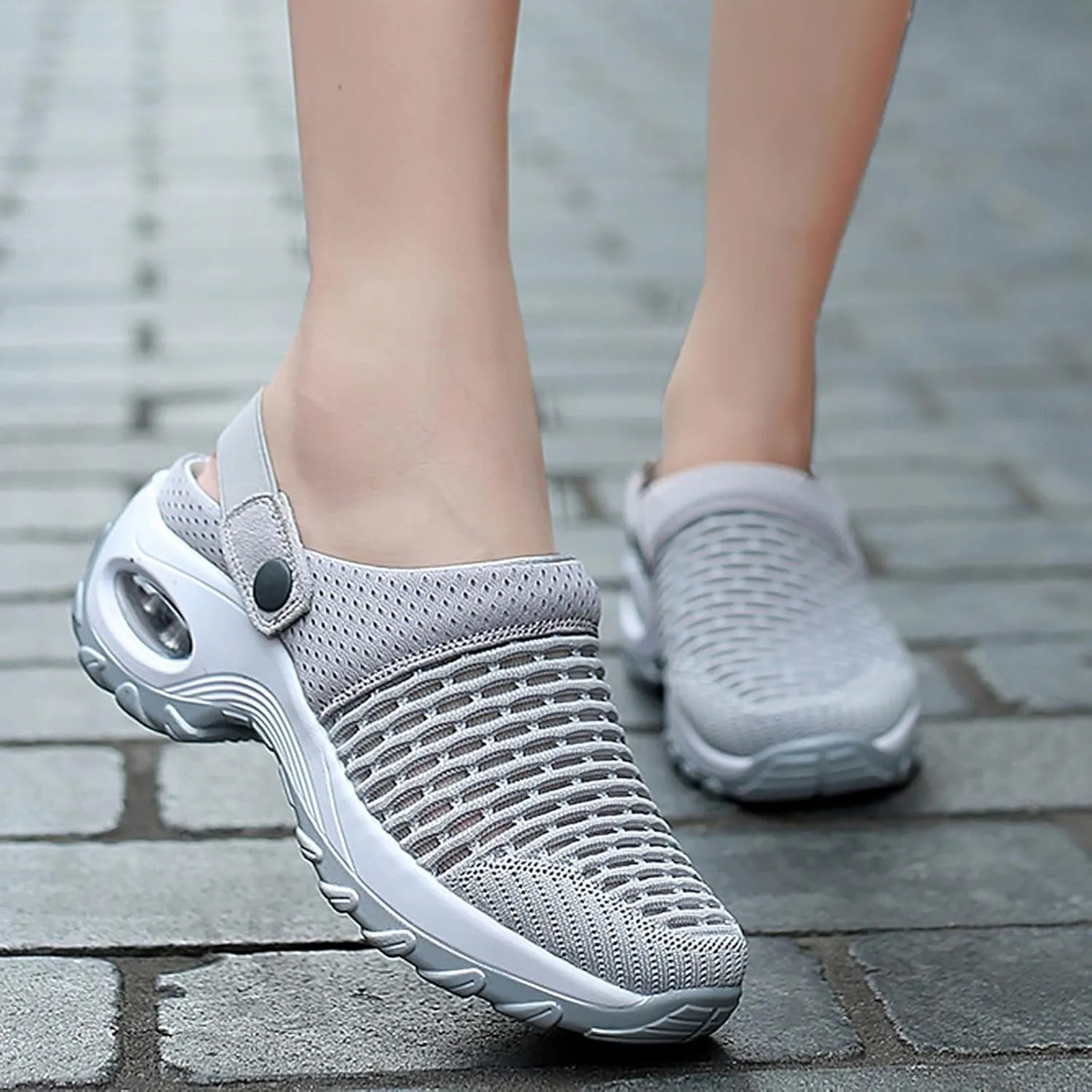 Cathalem Orthopedic Clogs for Women, 2024 New Air Cushion Orthopedic Slip on Shoes Orthopedic Sandals for Women