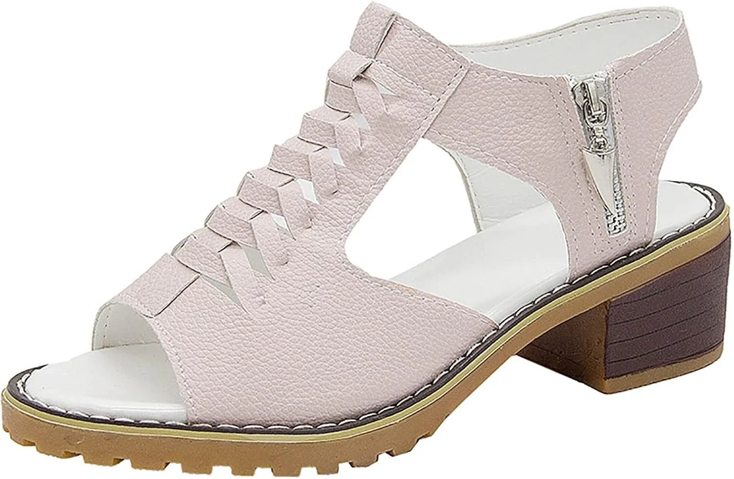 Cathalem Orthotic Sandals for Women,Open Toe Sandals for Women Platform Ankle Buckle Sandals Comfy Beach Travel Sandals