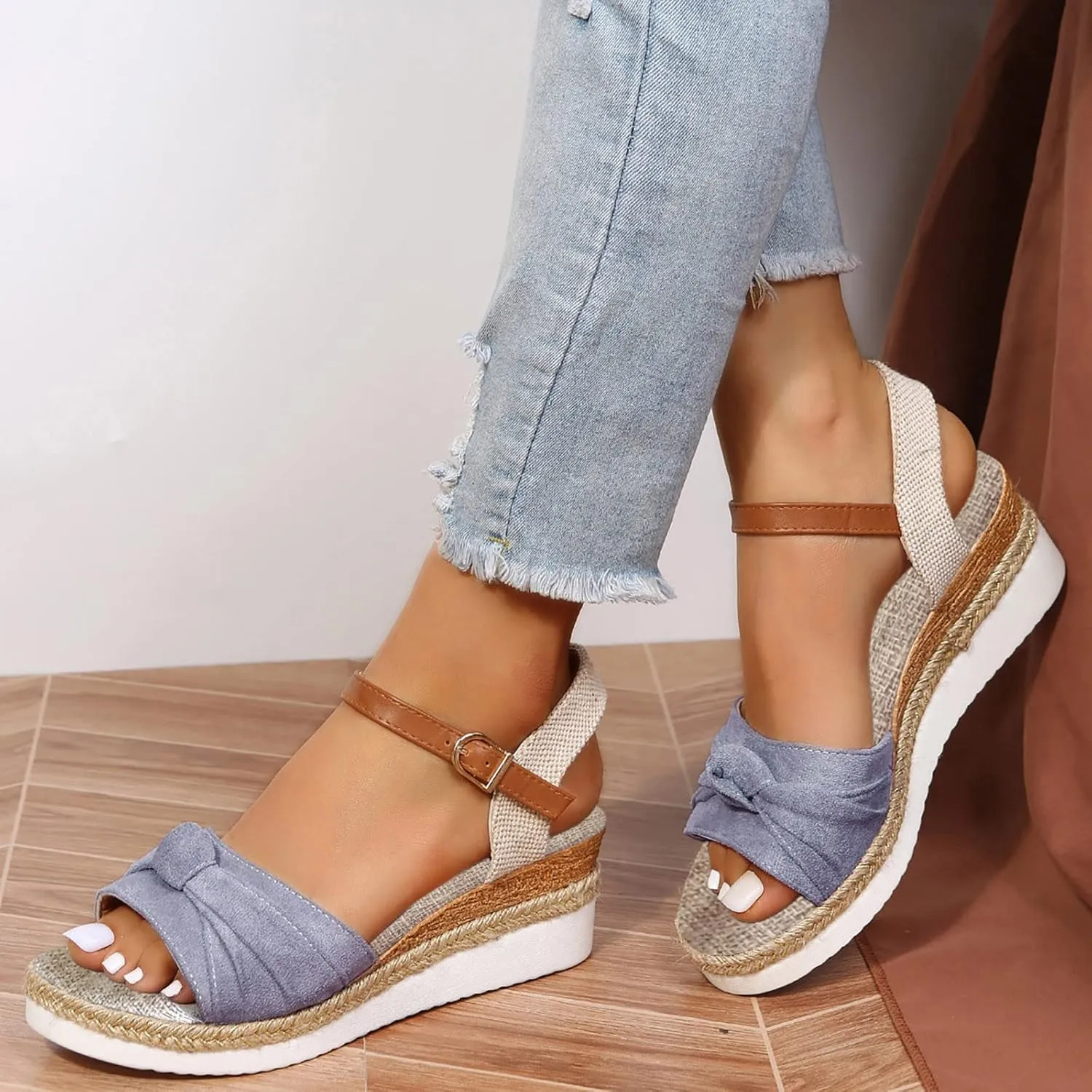 Cathalem Summer Sandals for Women 2024 Orthotic Walking Sandals Women Fashion Comfortable Sandals Arch Support Sandals