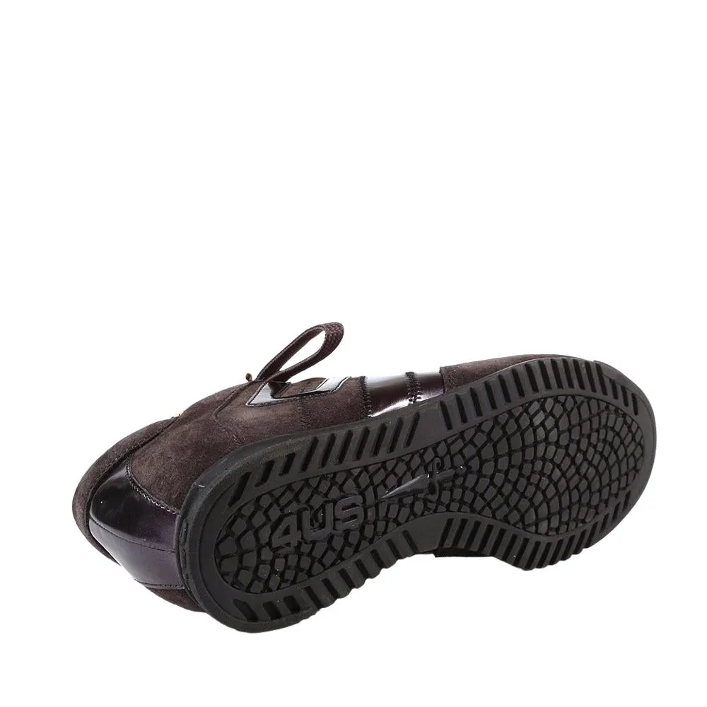 Cesare Paciotti Luxury Italian Men's Designer Shoes Cam Antra Specchio Black Sneakers (CPM3007)