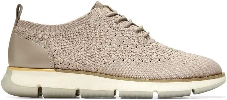 Cole Haan 4.Zerogrand Stitchlite Oxford Etherea Knit/Etherea Smooth Leather/Pumpkin/Optic White 9 C - Wide