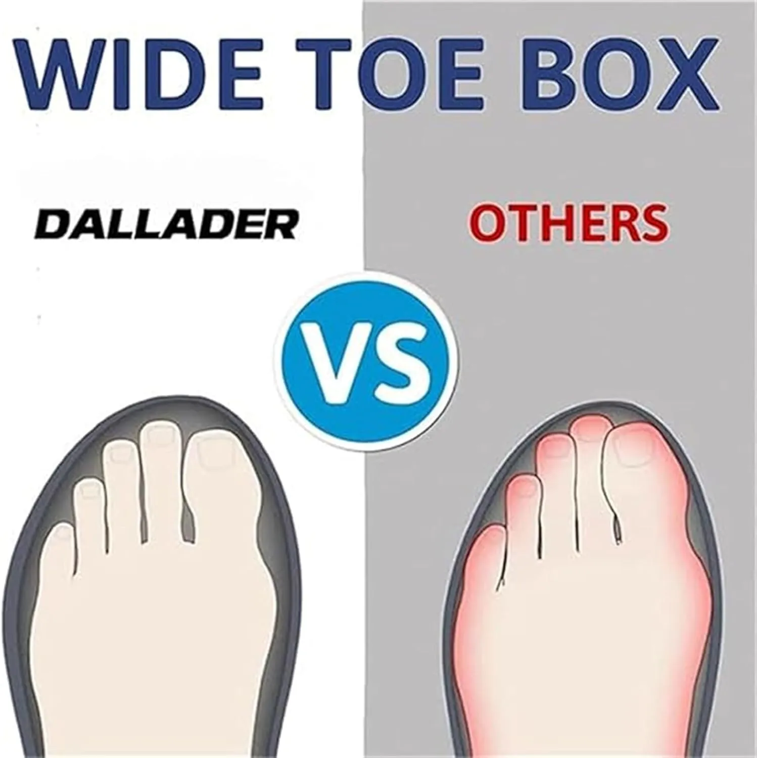 Daladder Walking Shoes, Men's Comfortable Boots Waterproof Breathable Orthopedic Walking Shoes Hiking Motorcycle Shoes