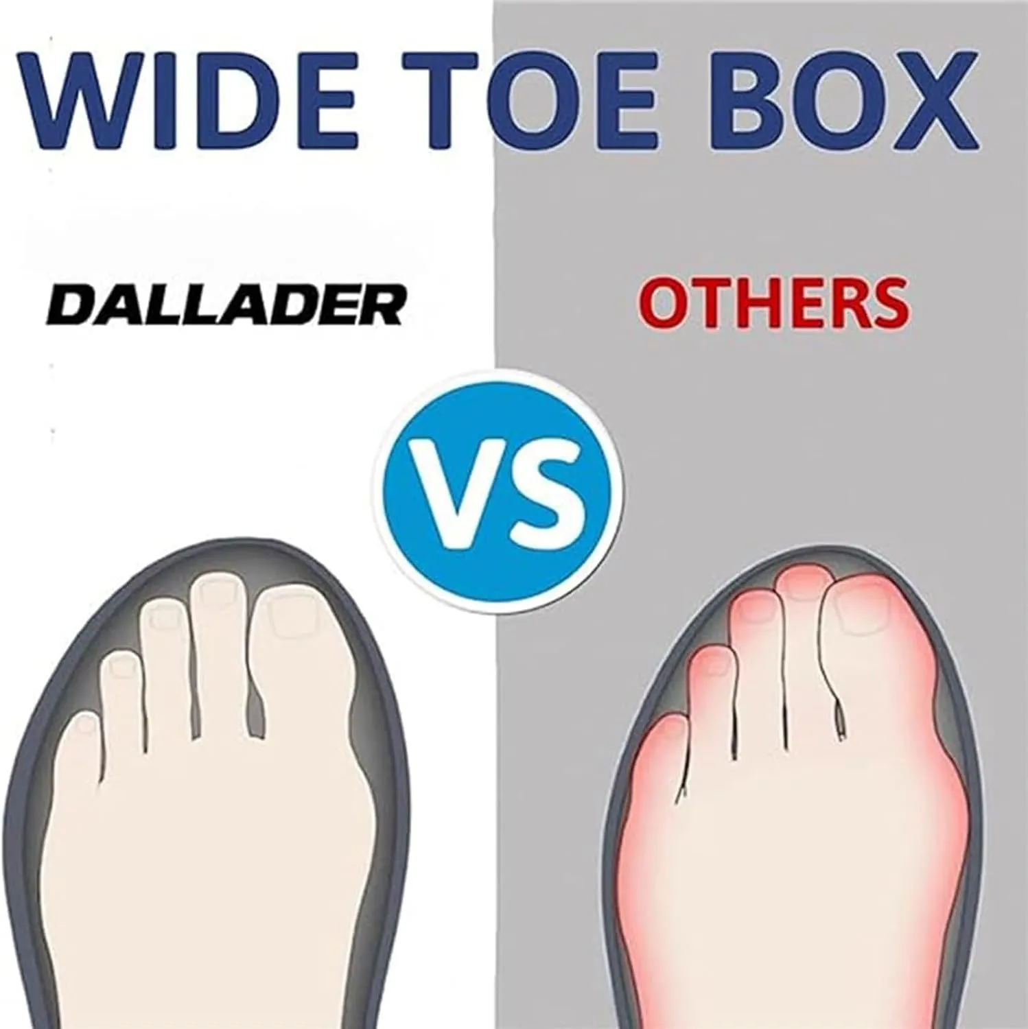 Daladder Walking Shoes,Dallader Men's Comfortable Waterproof Orthopedic Walking Shoes,Orthopedic Slip on Hiking Shoes