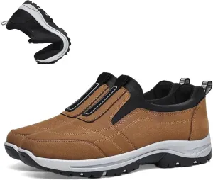 Daladder Walking Shoes,Dallader Men's Comfortable Waterproof Orthopedic Walking Shoes,Orthopedic Slip on Hiking Shoes