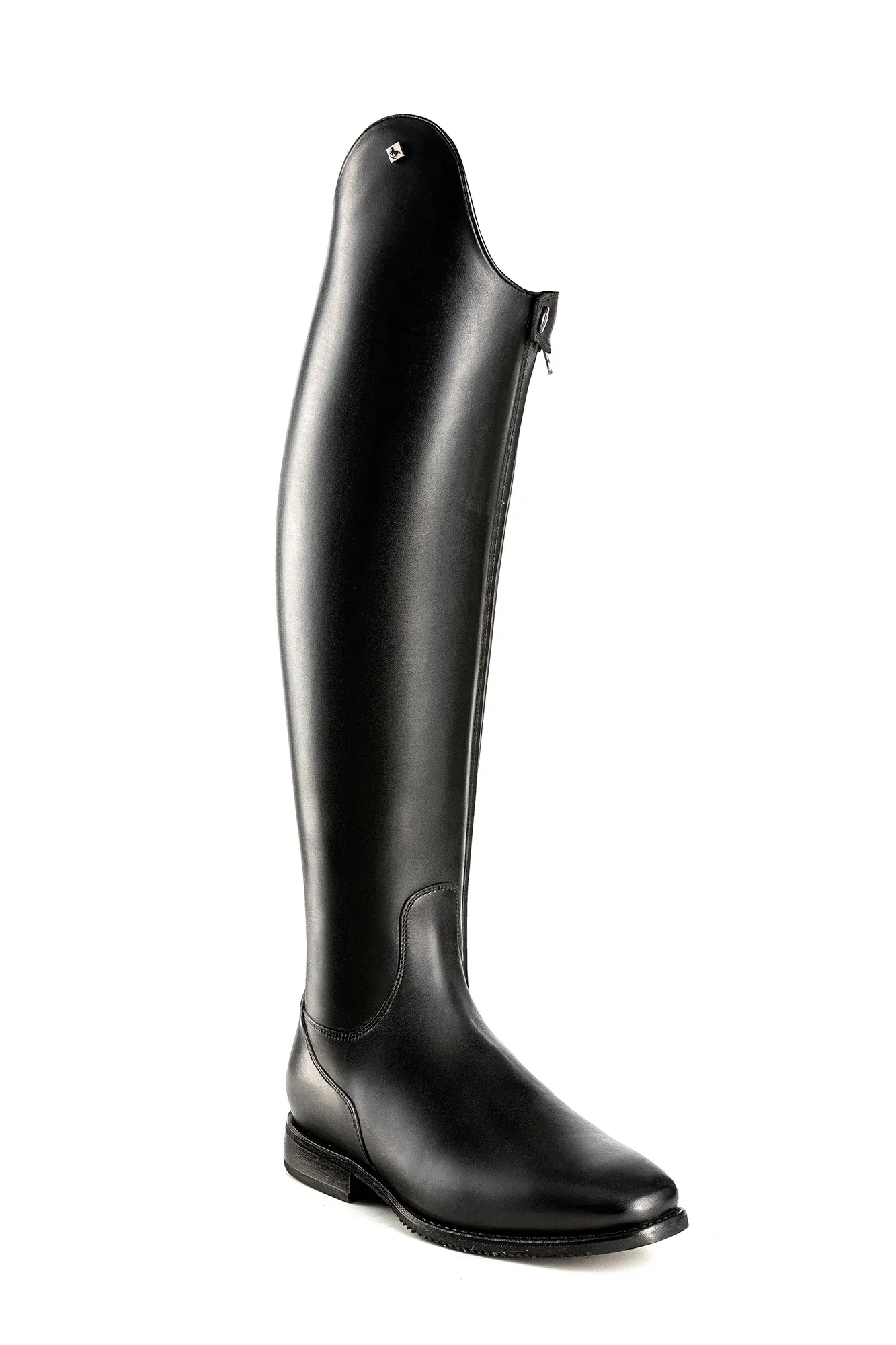 DeNiro Bellini Custom Dressage Boots Wrat Black with Pearls and Crystals