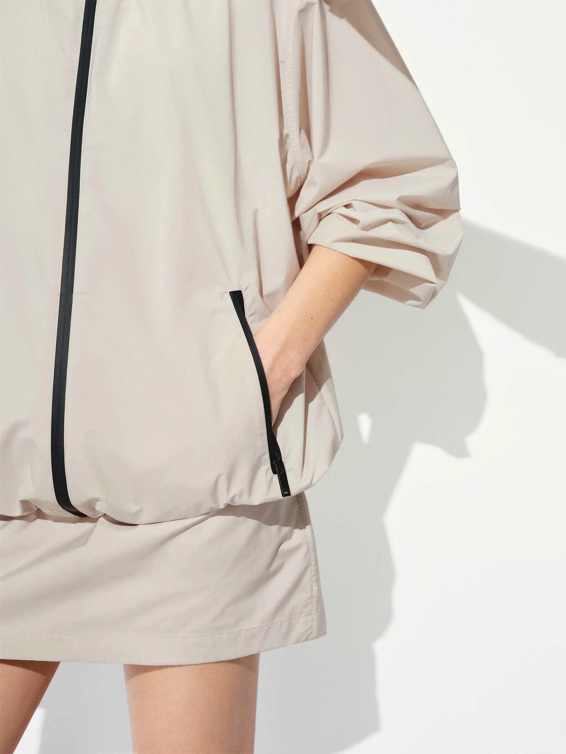 Drawstring Detail Outdoor Jacket