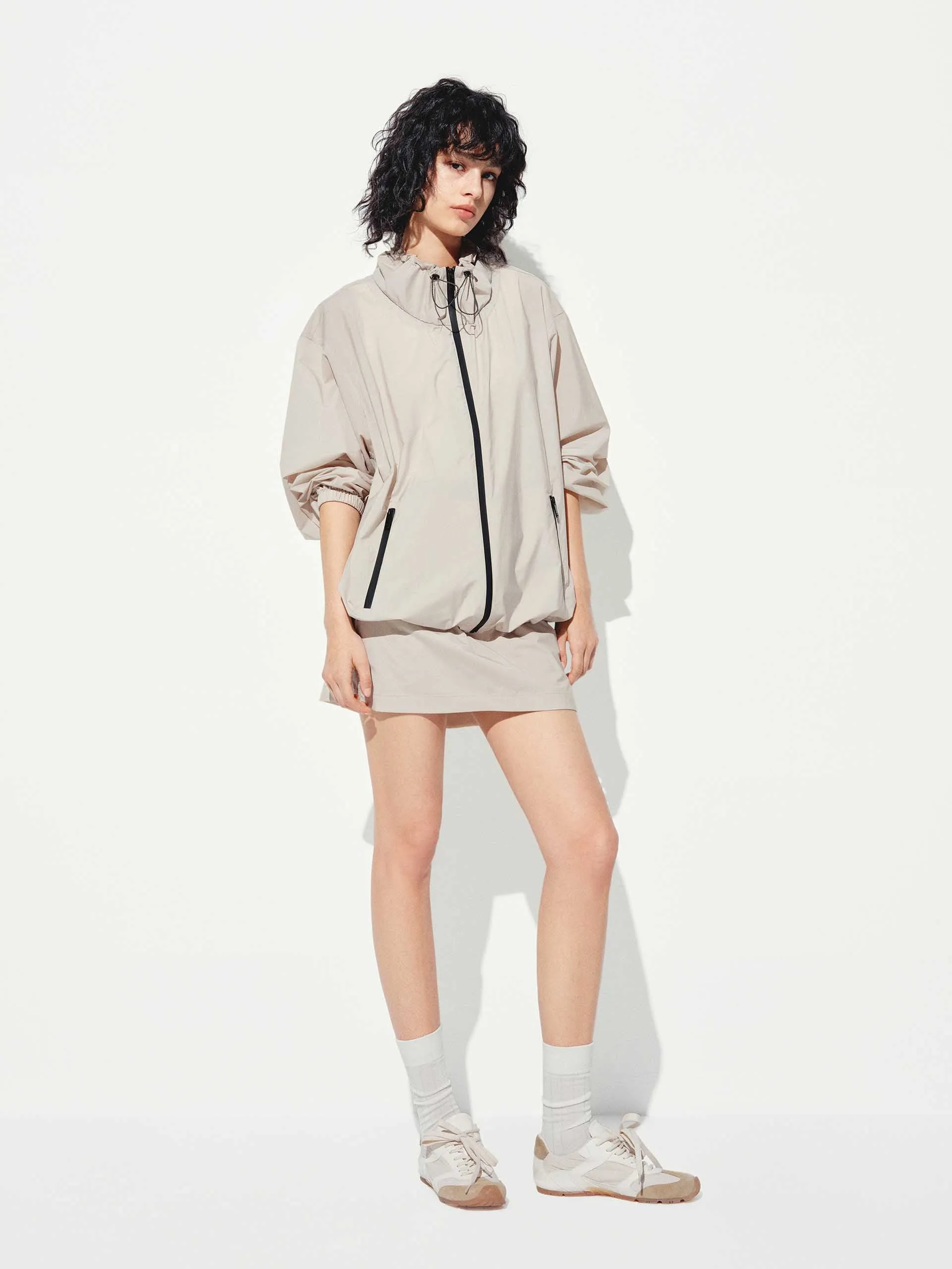 Drawstring Detail Outdoor Jacket