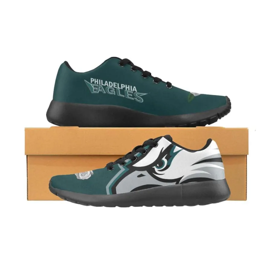 eagles Fans Shoes Midnight Green with White Rose Mens Womens Kids| nfl Philly super bowl Sneakers